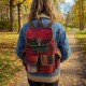 Kilim Backpack, Boho Ethnic Hippie Festival Backpack, Colorful Vintage Bag
