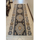 Brown & Beige Anatolian Kilim Rug – Vintage Bohemian Reversible Area Rug by Motifium